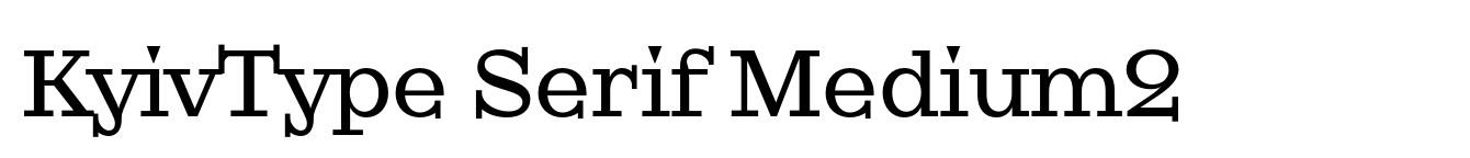 KyivType Serif Medium2